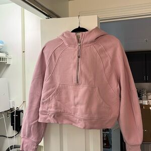 LULULEMON CROPPED SCUBA JACKET - pink